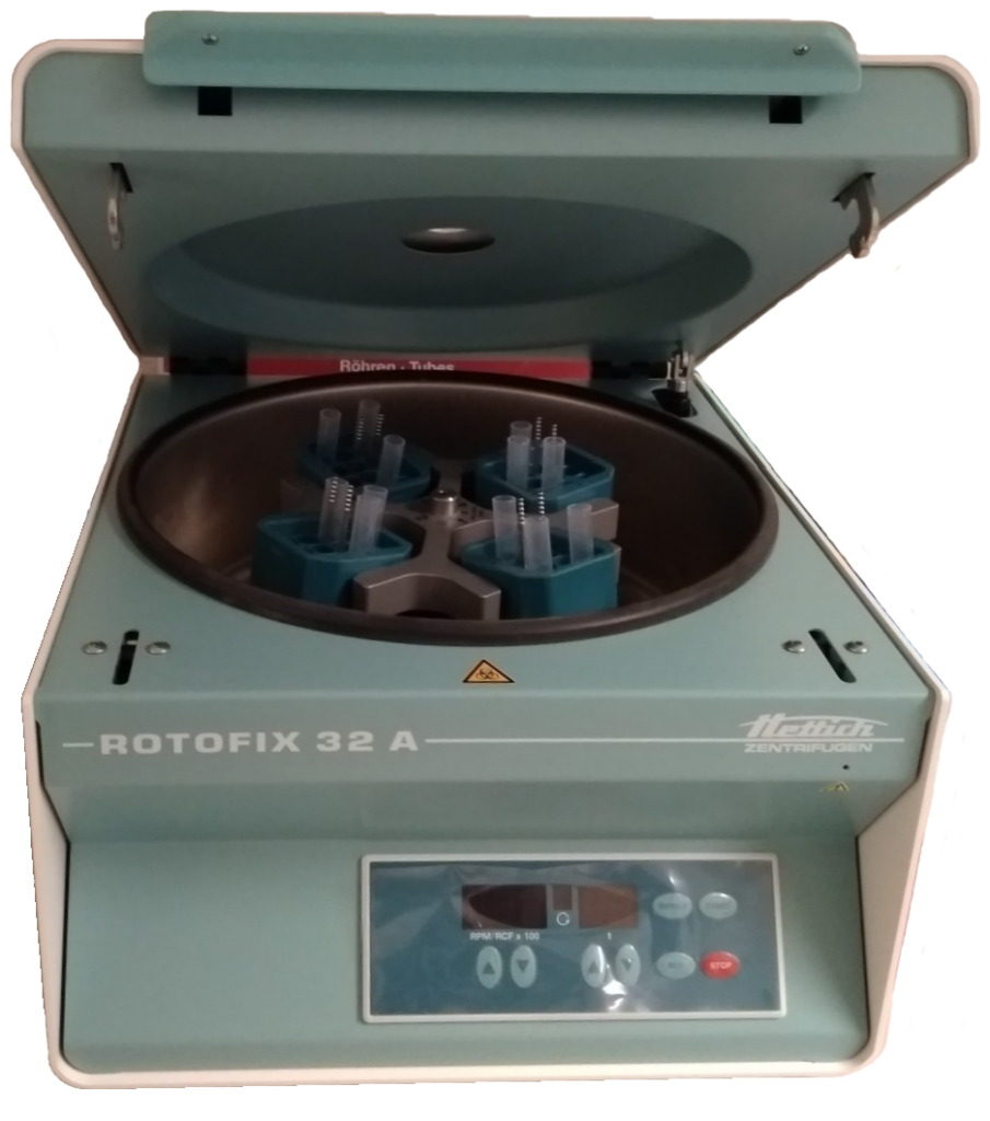 Image of a tabletop centrifuge