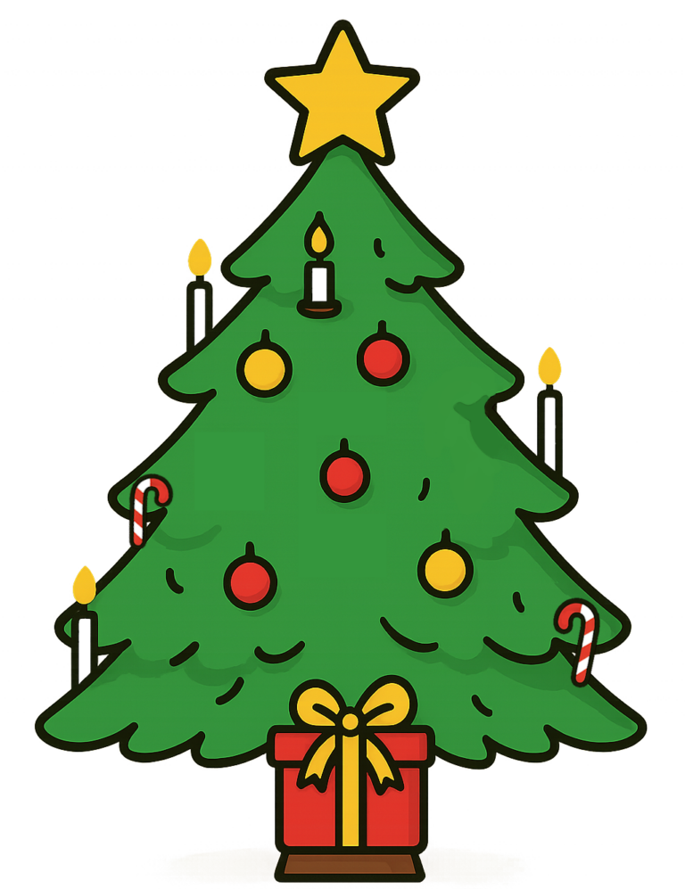 christmas tree with special offer